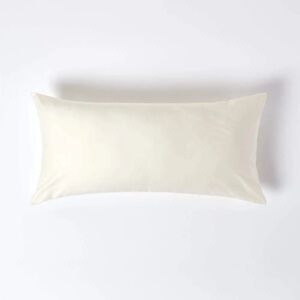 Homescapes Egyptian Cotton Pillowcase 1000 TC - Continental, 40 x 80 cm, Cream Homescapes Egyptian Cotton Pillowcase 1000 TC - Continental, 40 x 80 cm, Cream