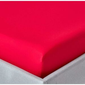 Homescapes Red Egyptian Cotton Deep Fitted Sheet - Bed Linen Homescapes Red Egyptian Cotton Deep Fitted Sheet - Bed Linen