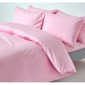 Homescapes Egyptian Cotton Duvet Cover - Pink - Single - 200 TC Homescapes Egyptian Cotton Duvet Cover - Pink - Single - 200 TC