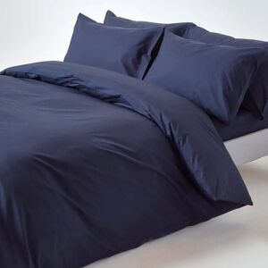 Homescapes Navy Egyptian Cotton Duvet Cover Set - Super King Homescapes Navy Egyptian Cotton Duvet Cover Set - Super King
