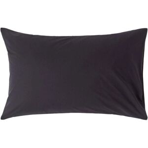 Homescapes Egyptian Cotton Pillowcase - 200 TC - Black - Standard Size Homescapes Egyptian Cotton Pillowcase - 200 TC - Black - Standard Size