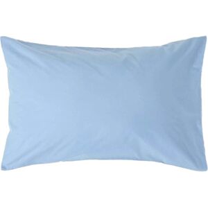 Homescapes British Egyptian Cotton Pillowcase - Standard Size, Blue, 200 TC Homescapes British Egyptian Cotton Pillowcase - Standard Size, Blue, 200 TC