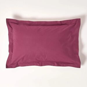 Homescapes Egyptian Cotton Pillowcase - Plum - Standard Homescapes Egyptian Cotton Pillowcase - Plum - Standard