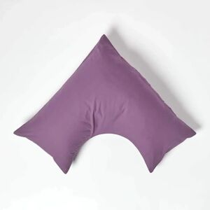 Homescapes Grape Egyptian Cotton V Pillowcase - Bed Linen Homescapes Grape Egyptian Cotton V Pillowcase - Bed Linen