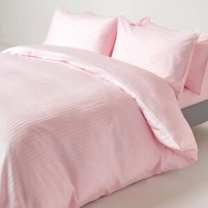 Homescapes Pink Egyptian Cotton Duvet Cover King - Egyptian Cotton, Satin Stripe, 330 TC Homescapes Pink Egyptian Cotton Duvet Cover King - Egyptian Cotton, Satin Stripe, 330 TC