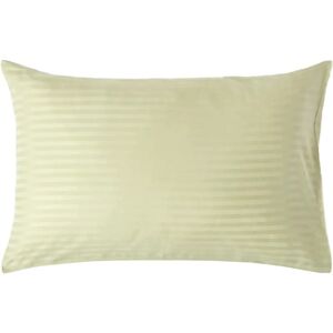 Homescapes Egyptian Cotton Satin Stripe Pillowcase - Sage Green - 48x74 cm - Hotel Quality Homescapes Egyptian Cotton Satin Stripe Pillowcase - Sage Green - 48x74 cm - Hotel Quality
