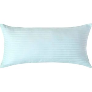 Homescapes Egyptian Cotton Satin Stripe Pillowcase - 40x80cm - Blue - Pillowcase Homescapes Egyptian Cotton Satin Stripe Pillowcase - 40x80cm - Blue - Pillowcase