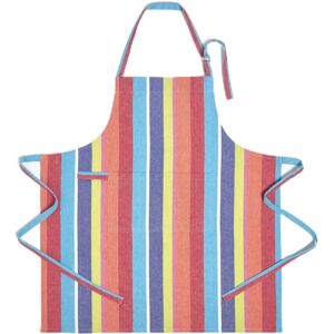 Homescapes Multi Colour Stripe Cotton Apron - Apron Homescapes Multi Colour Stripe Cotton Apron - Apron
