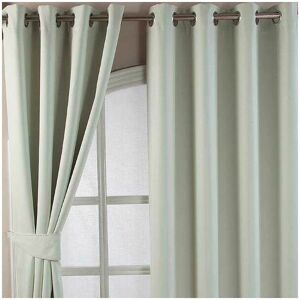 Homescapes Ivory Herringbone Chevron Blackout Curtains - 117cm x 229cm Homescapes Ivory Herringbone Chevron Blackout Curtains - 117cm x 229cm