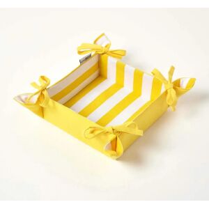 Homescapes Yellow Reversible Foldable Bread Basket - Bread Basket Homescapes Yellow Reversible Foldable Bread Basket - Bread Basket