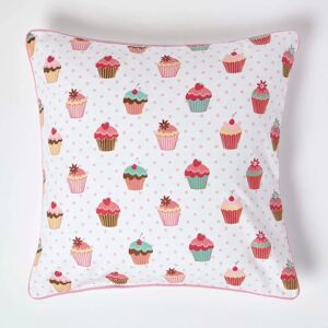 Homescapes Cotton Cup Cakes Cushion Cover - Cushion Cover Homescapes Cotton Cup Cakes Cushion Cover - Cushion Cover