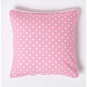 Homescapes Pink Dots Cotton Cushion Cover - Cushion Cover Homescapes Pink Dots Cotton Cushion Cover - Cushion Cover
