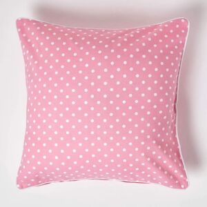 Homescapes Pink Polka Dots Cushion Cover - Cushion Cover Homescapes Pink Polka Dots Cushion Cover - Cushion Cover