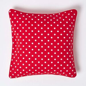 Homescapes Cotton Polka Dots Cushion Cover - Cushion Cover Homescapes Cotton Polka Dots Cushion Cover - Cushion Cover