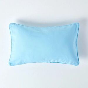 Homescapes Cotton Blue Cushion Cover - Cushion Cover Homescapes Cotton Blue Cushion Cover - Cushion Cover