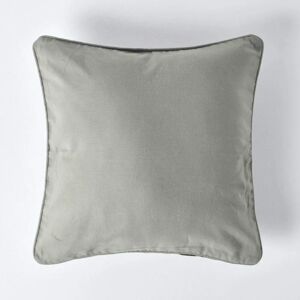 Homescapes Cotton Grey Cushion Cover - Cushion Cover Homescapes Cotton Grey Cushion Cover - Cushion Cover