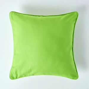 Homescapes Green Cotton Cushion Cover - 45cm x 45cm - Cushion Cover Homescapes Green Cotton Cushion Cover - 45cm x 45cm - Cushion Cover