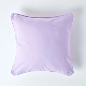 Homescapes Cotton Cushion Cover - Mauve - 30cm x 30cm - Cushion Cover Homescapes Cotton Cushion Cover - Mauve - 30cm x 30cm - Cushion Cover