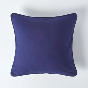 Homescapes Navy Cotton Cushion Cover - Cushion Cover Homescapes Navy Cotton Cushion Cover - Cushion Cover