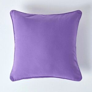 Homescapes Purple Cotton Cushion Cover - 30cm x 30cm Homescapes Purple Cotton Cushion Cover - 30cm x 30cm