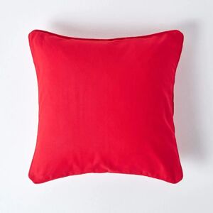 Homescapes Red Cotton Cushion Cover - Cushion Cover Homescapes Red Cotton Cushion Cover - Cushion Cover