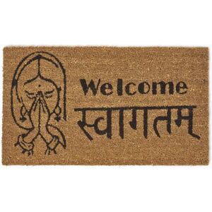 Homescapes Swagat Welcome Coir Doormat - Doormat Homescapes Swagat Welcome Coir Doormat - Doormat