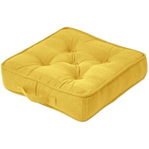 Homescapes Rajput Ribbed Cotton Floor Cushion - Floor Cushion Homescapes Rajput Ribbed Cotton Floor Cushion - Floor Cushion