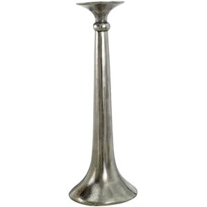 Homescapes Aluminium Skirt Metal Candlestick - 44 cm Tall - Candle Holder Homescapes Aluminium Skirt Metal Candlestick - 44 cm Tall - Candle Holder