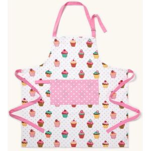 Homescapes Cotton Cupcake Pink Blue Unisex Apron - Apron Homescapes Cotton Cupcake Pink Blue Unisex Apron - Apron