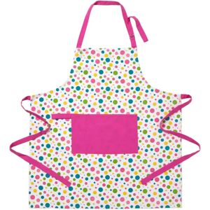 Homescapes Multi Colour Polka Dot Cotton Apron - Apron Homescapes Multi Colour Polka Dot Cotton Apron - Apron