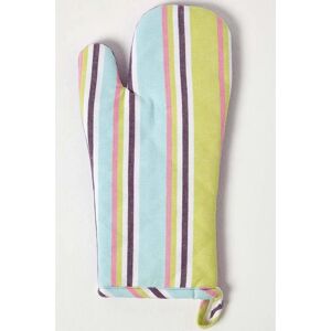 Homescapes Osaka Purple Stripe Cotton Oven Glove - Oven Glove Homescapes Osaka Purple Stripe Cotton Oven Glove - Oven Glove