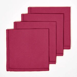 Homescapes Cotton Napkins Set - Napkins Homescapes Cotton Napkins Set - Napkins