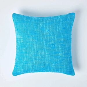 Homescapes Nirvana Cotton Teal Cushion Cover - Cushions Homescapes Nirvana Cotton Teal Cushion Cover - Cushions