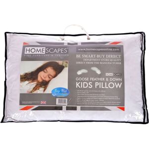 Homescapes Kids Goose Feather & Down 40 x 60 cm Toddler Pillow - Pillow Homescapes Kids Goose Feather & Down 40 x 60 cm Toddler Pillow - Pillow