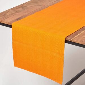 Homescapes Cotton Plain Orange Table Runner - Table Runner Homescapes Cotton Plain Orange Table Runner - Table Runner