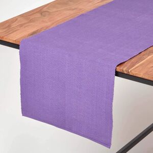 Homescapes Cotton Purple Table Runner - Table Runner Homescapes Cotton Purple Table Runner - Table Runner