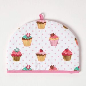 Homescapes Pink Cupcake Double Design Tea Cosy - Tea Cozy Homescapes Pink Cupcake Double Design Tea Cosy - Tea Cozy