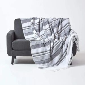 Homescapes Cotton Morocco Striped Throw - Throw Homescapes Cotton Morocco Striped Throw - Throw