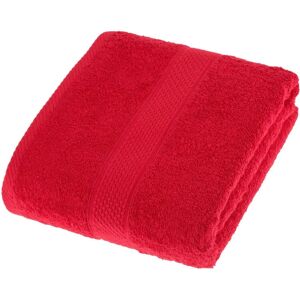 Homescapes Red Bath Towel - 100% Turkish Cotton Homescapes Red Bath Towel - 100% Turkish Cotton
