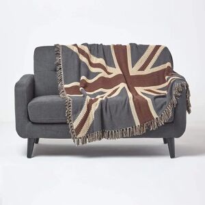 Homescapes Cotton Union Jack Flag Throw - UK Patriotic Decor Homescapes Cotton Union Jack Flag Throw - UK Patriotic Decor