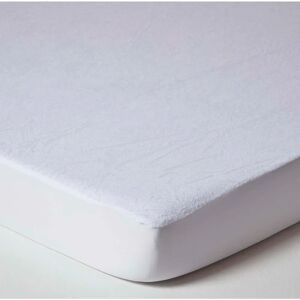 Homescapes Waterproof Terry Towelling Mattress Protector - Single Homescapes Waterproof Terry Towelling Mattress Protector - Single