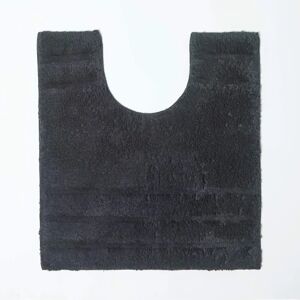 Homescapes Black Pedestal Luxury Bath Mat - Bath Mat Homescapes Black Pedestal Luxury Bath Mat - Bath Mat