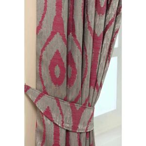 Homescapes Pink and Silver Curtain Tie Back Pair - Curtain Tie Back Homescapes Pink and Silver Curtain Tie Back Pair - Curtain Tie Back