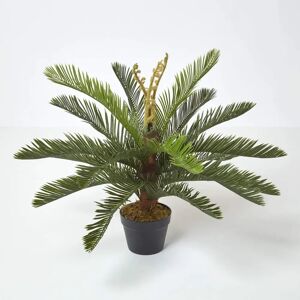 Homescapes Green Sago Palm Artificial Cycas Plant - 75cm Homescapes Green Sago Palm Artificial Cycas Plant - 75cm