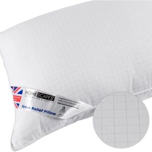 Homescapes Anti Stress Pillow Carbon Enriched Super Microfibre Extra Fill - Pillow Homescapes Anti Stress Pillow Carbon Enriched Super Microfibre Extra Fill - Pillow
