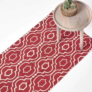 Homescapes Riga 100% Cotton Printed Patterned Hall Runner - Home Decor Homescapes Riga 100% Cotton Printed Patterned Hall Runner - Home Decor