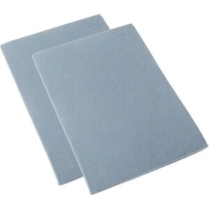 Homescapes Blue Brushed Cotton Fitted Cot Sheet - Cot Bed Homescapes Blue Brushed Cotton Fitted Cot Sheet - Cot Bed