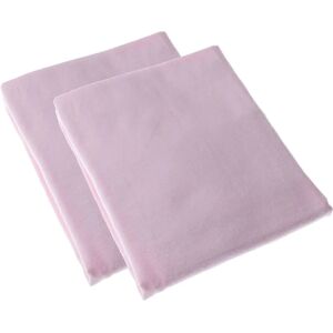 Homescapes Pink Cotton Fitted Cot Sheet - Soft & Breathable Homescapes Pink Cotton Fitted Cot Sheet - Soft & Breathable