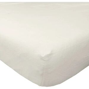 Homescapes King Cream Cotton Fitted Sheet - Fitted Sheet Homescapes King Cream Cotton Fitted Sheet - Fitted Sheet