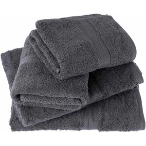 Homescapes Grey Egyptian Cotton 4-Piece Towel Set - Bath & Hand Towels Homescapes Grey Egyptian Cotton 4-Piece Towel Set - Bath & Hand Towels